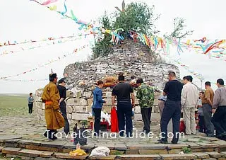 Ao Bao on Gegentala Grassland 