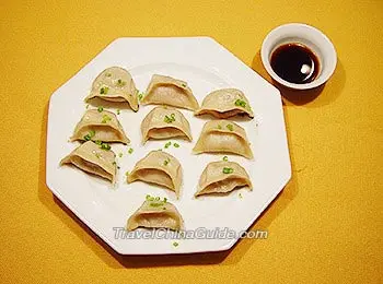 Jiaozi - traditional food on Chinese New Year