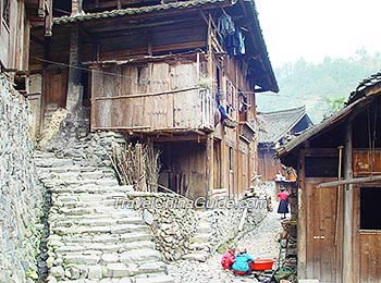 Stilt-houses, Langde Miao Village 