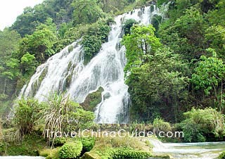 Waterfall, Xiaoqikong Scenic Area 