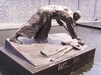 Statue in Memorial Hall to the Victims in the Nanjing Massacre