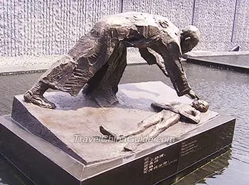 Statue in Memorial Hall to the Victims in the Nanjing Massacre