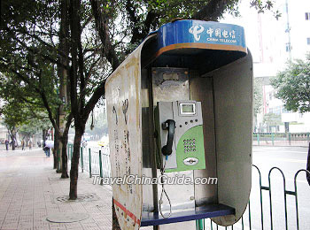 Public Phone Booth in Chongqing