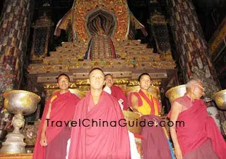 Stupa-tomb of the Tenth Panchen Lama