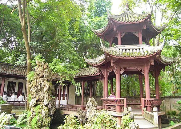 Thatched Cottage Of Du Fu Chengdu Sichuan