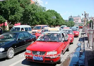 Taxi in Taiyuan 