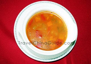 Tomato Soup in a Western Restaurant, Hangzhou 