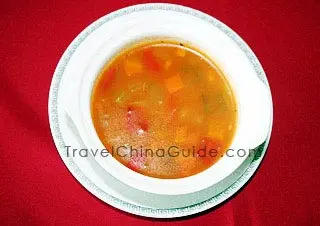 Tomato Soup in a Western Restaurant, Hangzhou