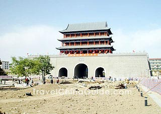 Ancient City Gate of Wuwei 
