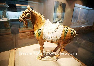 Three-color Glazed Pottery Horse, Xuzhou Museum 