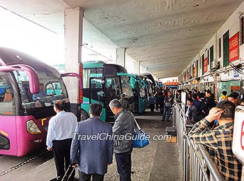 Long-distance Bus to Yangshuo