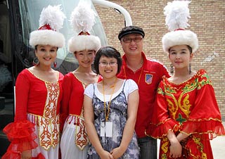 Our staff with Xinjiang dancers