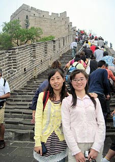 Our Staff on Badaling Great Wall