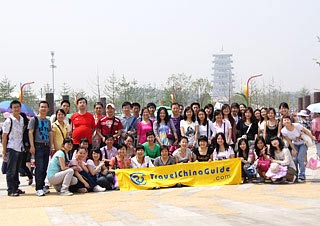 Our Staff in Xi'an Expo Park