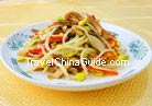 Stir-fried Bean Sprouts with Dried Tofu
