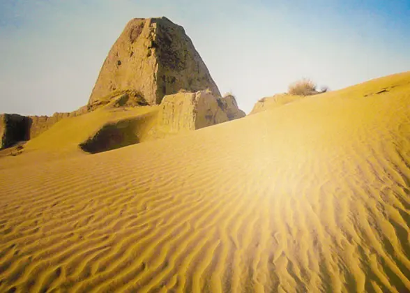 Ming Great Wall in Fengzhen County, Inner Mongolia