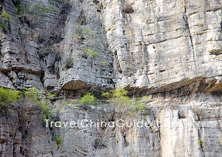 Ancient Plank Road in Qutang Gorge 