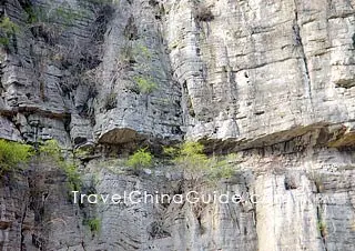 Ancient Plank Road in Qutang Gorge