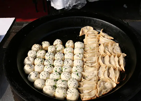 Pan-fried bun