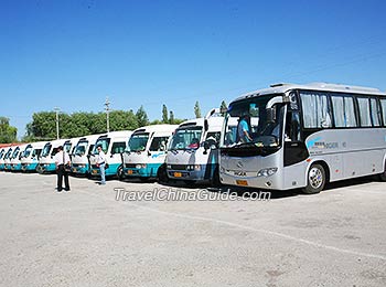 Travel Silk Road by Bus