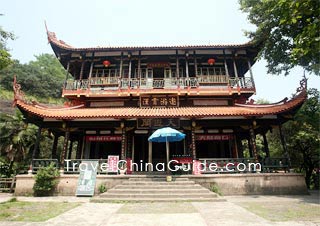 Tianyou Pavilion on Tianyou Peak of Mount Wuyi