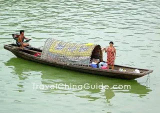 Fishermen and Their Fishing Boat