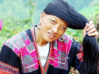 Long Hair Yao Minority, Guangxi 