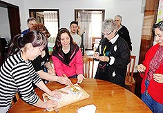Our Guests Making Chinese Dumplings