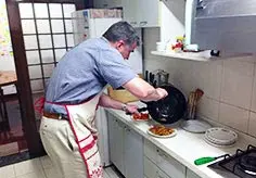 Our Customer Cooking Shredded Pork with Sweet Bean Sauce