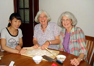 Ms. Linda Gene Jantzen & Ms. Jennifer Daryl Slack Learn to Make Dumplings