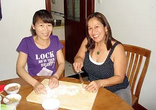 Ms. Iride Maria Lopez Vazquez Making Wonton