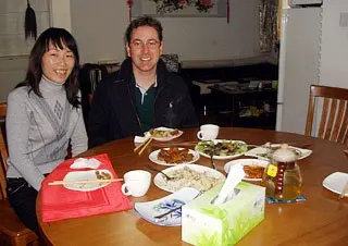 Mr. Philippe Masse de Souza Having Dinner with the Chinese Hostess