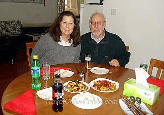 Mr. & Mrs. Klein Dining in a Chinse Family