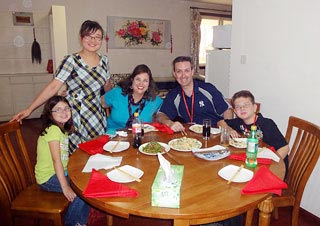 Edward's Family Dining in a Chinese Family
