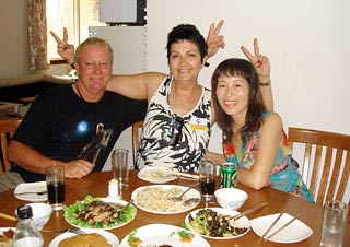 Ms. Kerrie Michelle Kirwan & Mr. Wayne Maxwell Kirwan with the Chinese Hostess