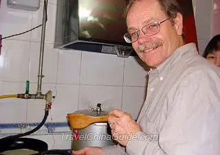 Mr. Mulligan Learning to Make Pancakes