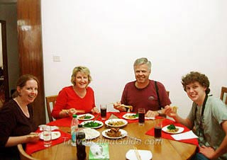 Mr. Roy Dean Prewitt''s Family Dining in a Chinese Family