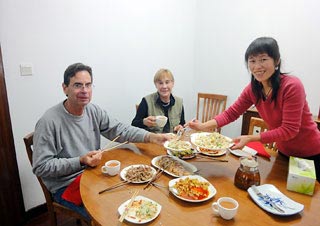 Our Guests at the Dining Table