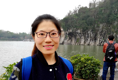 Kelly Wang at Elephant Trunk Hill, Guilin