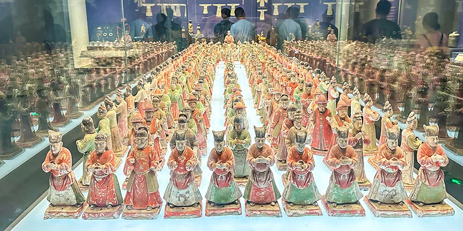 Painted Pottery Honor Guards