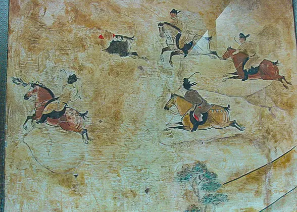 Mural of Polo Match