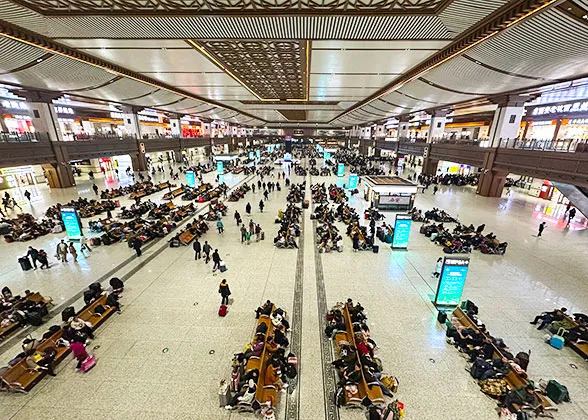 Waiting Hall of Xi'an Railway Station