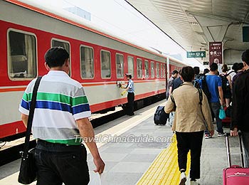 Train for Chengdu