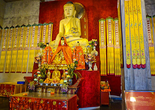 Statue of Buddha in Temple