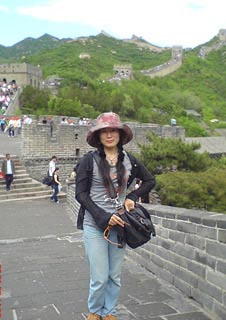 Linda Xie on the Great Wall