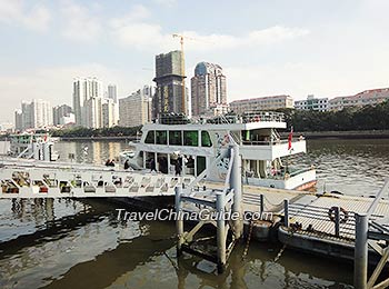 A Wharf for Pearl River Cruise