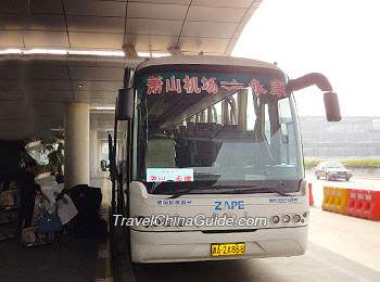 Bus from Hangzhou Xiaoshan Airport to Yongkang