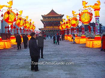Xi'an City Wall Lantern Show