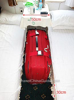 China Train Luggage Size