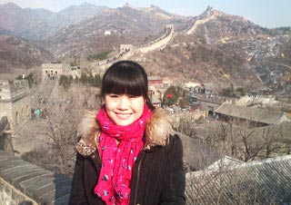 Sara Zhang on the Great Wall